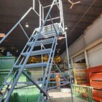 Cotterman 12 Step Rolling Warehouse Ladder