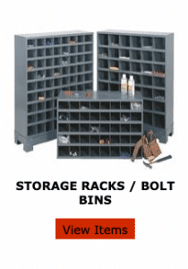 storage racks/bolt bins