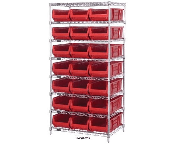 chrome wire shelving product photo