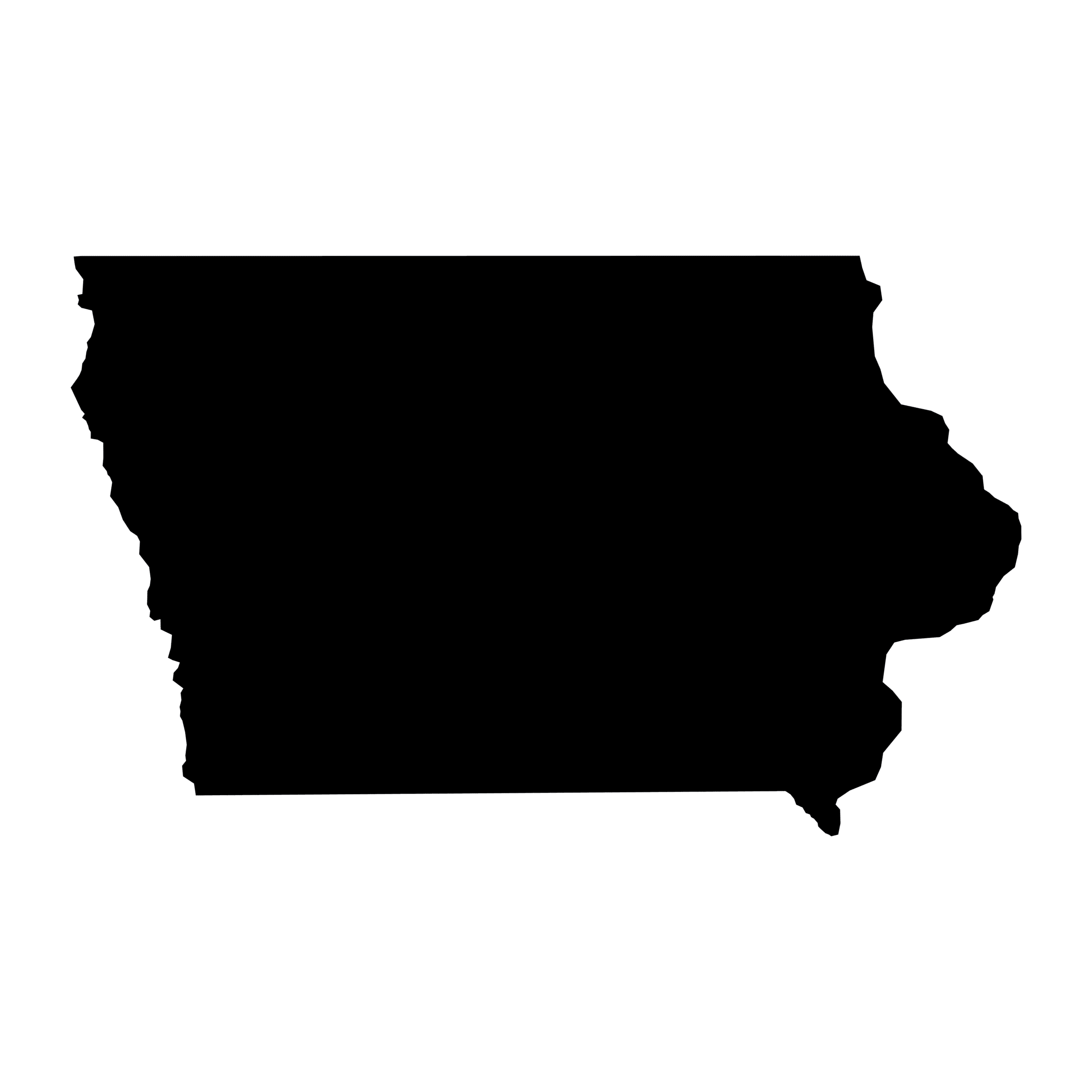 iowa state map