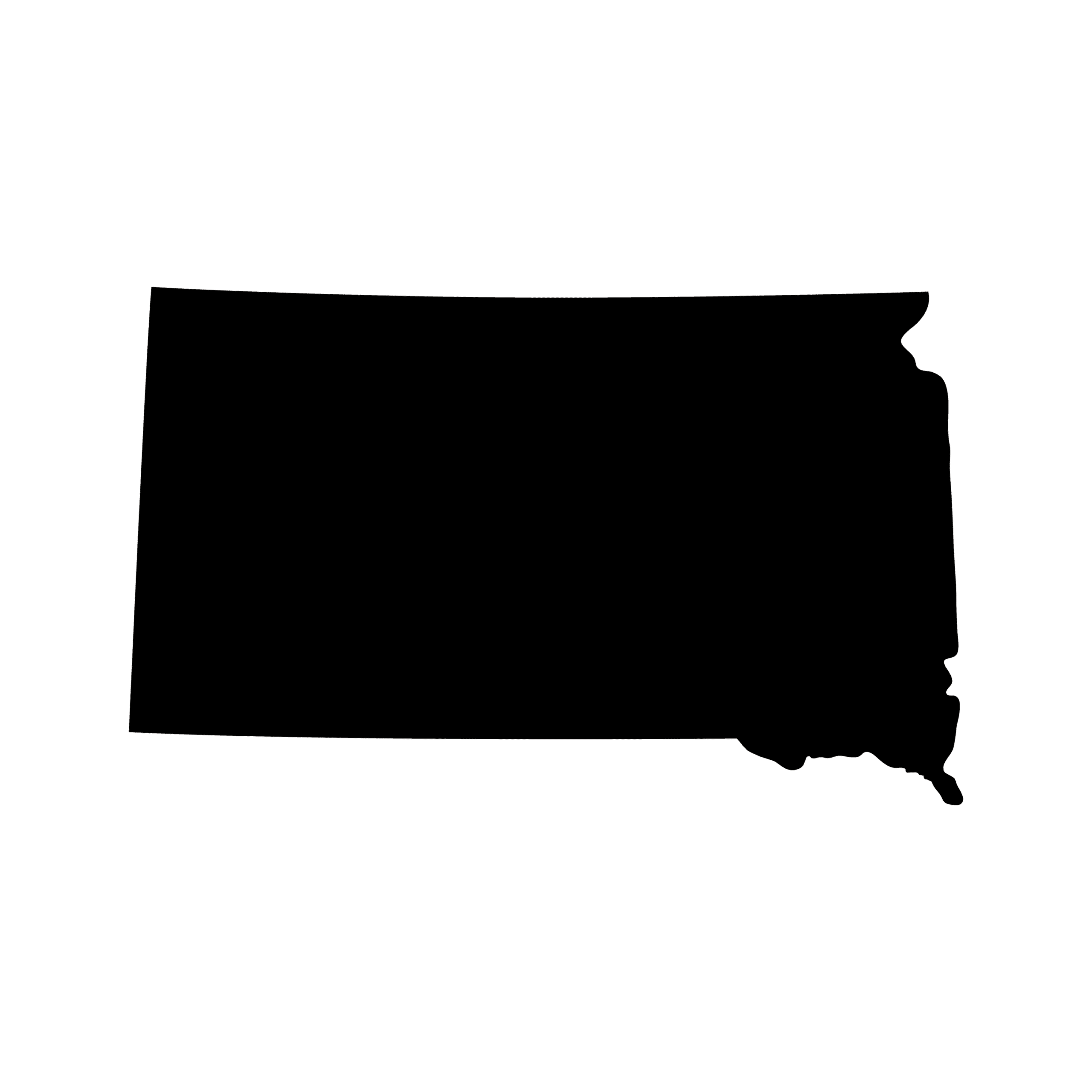 south dakota map